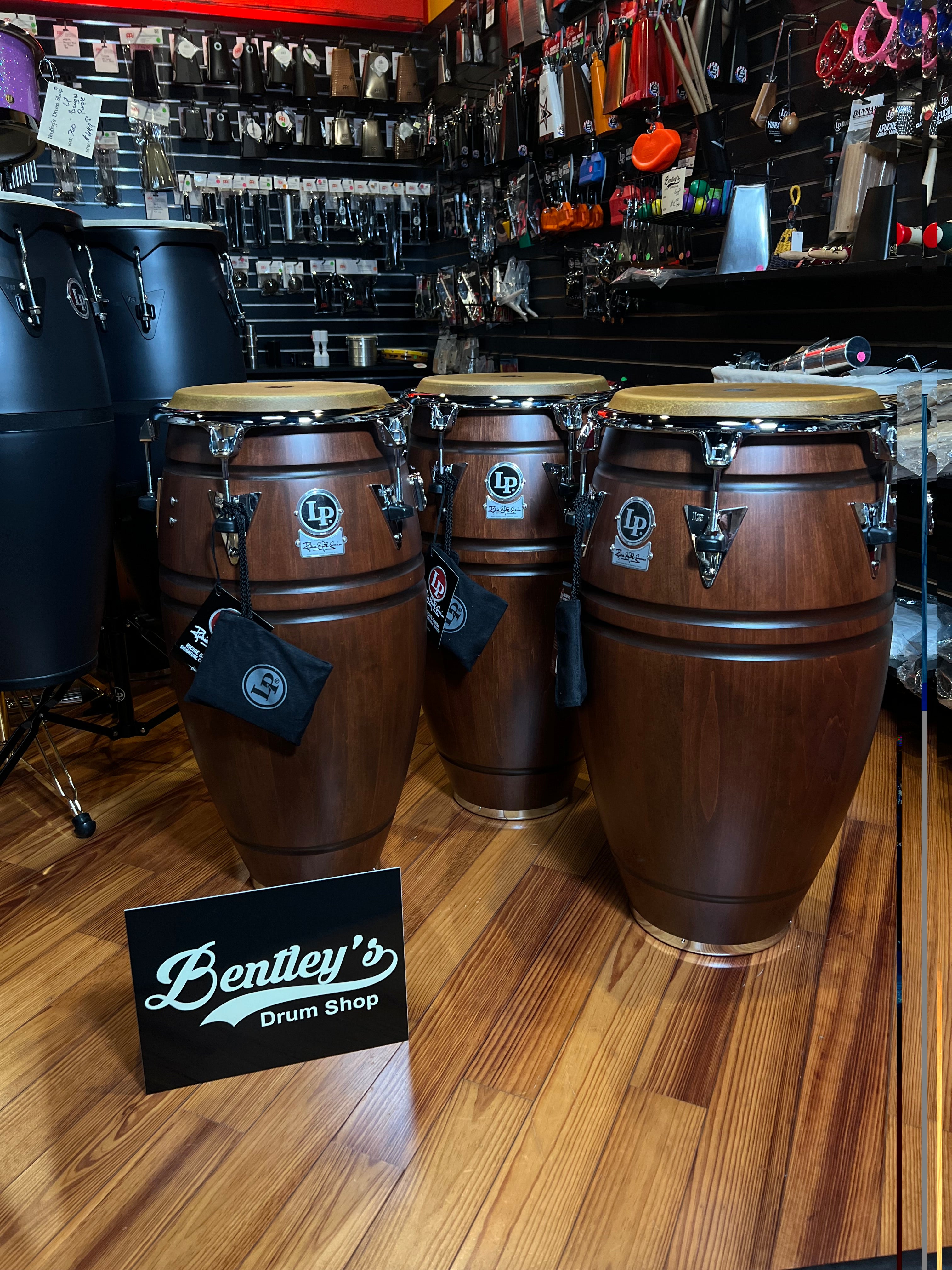 LP Latin Percussion Richie Gajate Garcia Signature Top-Tuning Quinto/Conga/Tumba Trio Set